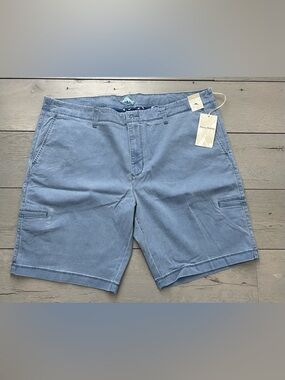 Tommy Bahama Men's Light Blue Casual Cargo Shorts